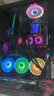 Thermaltake（Tt）耀影SWAFAN EX 機箱風(fēng)扇（磁吸式/正反轉替換葉/神光同步/12cm風(fēng)扇*3） SWAFAN EX12 ARGB 黑 磁吸串聯(lián) 曬單實(shí)拍圖