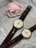 LOGEINS瑞士原裝手表男女士機械表十大品牌超薄專(zhuān)用情侶一對 鋼帶間金白面-男表-官方標配 明星代言-進(jìn)口機芯 42mm 曬單實(shí)拍圖