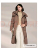 波司登（BOSIDENG）【斷碼清倉】羽絨服鵝絨女款長(cháng)款新國標90絨商場(chǎng)同款寬松冬厚外套 【店長(cháng)推薦】珍珠淺咖7B17 S 160/84A 曬單實(shí)拍圖