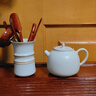 青澹汝窯茶壺陶瓷功夫茶具泡茶壺單壺禮盒裝云見(jiàn)壺 云見(jiàn)壺 不開(kāi)片慈字底款 380ml 曬單實(shí)拍圖