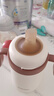 小土豆兒童保溫杯兒童吸管水杯學(xué)飲杯316不銹鋼上學(xué)保溫奶瓶小月齡保溫 棕色 300ml +背帶（偏中心吸嘴） 曬單實拍圖