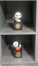 冠珺號(hào)可愛(ài)熊貓文創(chuàng)辦公室桌面擺件電視柜裝飾治愈解壓生日禮物畢業(yè)禮物 治愈熊貓三件套+底座【彩盒款】 曬單實(shí)拍圖