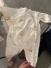 童泰（TONGTAI）嬰兒連體衣春秋季純棉新生兒衣服初生寶寶蝴蝶哈衣爬服滿月服 曬單實拍圖