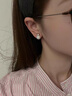 伊燦戴妃款微鑲水鉆仿珍珠耳釘精致高級(jí)感耳環(huán)2025年新款爆款耳夾耳飾 白色微鑲水鉆珍珠耳夾 曬單實(shí)拍圖