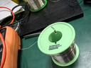 ZHONGYA SOLDER WIRE中亞高級Sn63免清洗焊錫絲0.8mm熔點(diǎn)183助焊劑1.6-1.8%重量500克 曬單實(shí)拍圖