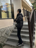 雪中飛男款羽絨服男士短款連帽加厚高充絨拼接撞色保暖防寒情侶款面包服 黑色 L (175) 曬單實(shí)拍圖