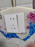 飛利浦（PHILIPS）開關(guān)插座面板S20正斜五孔啞光空調(diào)插座帶開關(guān)86型插座一開五孔 一開單控五孔（10A） 曬單實(shí)拍圖