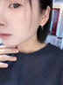 戚小米s999純銀簡約線條耳環(huán)女小眾高級百搭耳釘養(yǎng)耳洞耳鉤2025新款耳飾 簡約線條耳環(huán)【通體999足銀】 曬單實拍圖