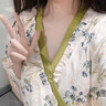 貓人睡裙女款帶胸墊夏季甜美日系碎花睡衣田園風(fēng)清新減齡家居服2025 莫奈花園 【云感親膚 自帶bra】 L 【建議體重100-120】 曬單實(shí)拍圖