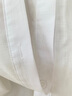 拉夏貝爾（La Chapelle）燈籠袖休閑白色襯衫女設計感小眾2025春裝新款七分袖別致茶系上衣 白色 M -90-105斤 曬單實(shí)拍圖