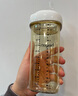 HEGEN海格恩防脹氣奶瓶ppsu6-12個月以上兒童學(xué)飲杯多功能直飲吸管杯 330ml奶瓶+ 吸管杯（灰色） 曬單實(shí)拍圖