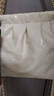 CHARLES&KEITH迷你菱格流浪包單肩斜挎雙肩包包女包生日七夕禮物CK2-60782390 Cream奶白色 S 曬單實(shí)拍圖