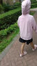 蕉下兒童防曬服外套披風(fēng)男女童涼感透氣防曬AL413月檀粉 160 曬單實(shí)拍圖