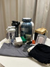 Blender Bottle 搖搖杯運(yùn)動(dòng)水壺健身水杯 蛋白粉攪拌球奶男士女生大容量塑料杯子 24oz白色710ml 0 曬單實(shí)拍圖