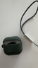 ESCASE適用airpods4保護套蘋(píng)果四代降噪藍牙盒翻毛絨防塵防指紋個(gè)性小眾外殼潮流男女舒適手感墨綠色 曬單實(shí)拍圖