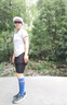 駱駝（CAMEL）假兩件速干運(yùn)動(dòng)女褲彈力跑步健身五分褲 Y24BA4L0037 幻影黑 S 曬單實(shí)拍圖