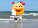 Olrain歐芮兒碎花緞面連衣裙女裝夏季小清新裙子 綠色（第二批）  M 曬單實拍圖