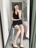 卓詩(shī)尼【七夕禮物】瑪麗珍鞋女法式復(fù)古單鞋一字帶粗跟小皮鞋 米白色 37 曬單實(shí)拍圖