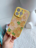素洛新款桃花蘋果iPhone17promax手機(jī)殼Air液態(tài)小羊皮16pro防摔15plus高級(jí)感14男女情侶12保護(hù)殼11全包 黃色檸檬黃【桃花】 iPhone 16 Pro 曬單實(shí)拍圖