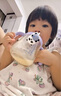 貝親（Pigeon）兒童牛奶杯1-3歲 寶寶喝奶瓶 PPSU直飲泡奶吸管水杯 紫色330mL 曬單實(shí)拍圖