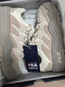 FILA 斐樂(lè)官方女鞋ROSETTA摩登斑斕鞋輕便回彈厚底復(fù)古板鞋白色休閑鞋 奶白/淺粉-GP 36.5 曬單實(shí)拍圖