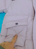 迪士尼品牌兒童羽絨服女童羽絨棉外套中長(cháng)款免洗女寶寶衣服女孩冬裝加厚 紫色【外套】 130 曬單實(shí)拍圖