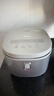 美的（Midea）電飯煲 0涂層電飯鍋4升 316L不銹鋼內膽3-4人家用多功能無(wú)涂層微壓智能預約MB-RE476S 曬單實(shí)拍圖