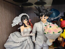 高閃七龍珠悟空琪琪結(jié)婚手辦超級賽亞人貝吉塔手辦結(jié)婚七夕情人節(jié)禮物 新款悟空琪琪牽手婚禮/高33CM 曬單實拍圖