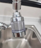 OQB德國水龍頭過濾器嘴自來水凈水器家用廚房防濺水接頭通用 加長款【升級全銅接口】過濾凈化器+10個加厚過濾芯 曬單實拍圖