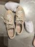 斯凱奇（Skechers）女鞋2025夏季新款蕾絲德訓(xùn)鞋舒適透氣百搭休閑板鞋185350 棕褐色/TAN 38 曬單實(shí)拍圖
