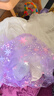 G.DUCKKIDS艾莎公主裙女童冰雪奇緣連衣裙夏季兒童禮服長裙愛莎蓬蓬裙新款 漸變色-娃娃領(lǐng) 805 120 曬單實(shí)拍圖