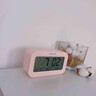 JCZS德國品牌智能鬧鐘電子小鬧鐘學生專用充電強力叫醒起床神器男女孩鬧鈴 森林綠語音+星期+三組鬧鈴充電款 曬單實拍圖
