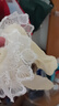 浪莎兒童襪子女童夏季薄款蕾絲花邊舞蹈襪可愛百搭公主襪 白1粉1黃1藍(lán)1紫1 腳長(zhǎng)20-22cm 7-9歲 30-35碼 曬單實(shí)拍圖