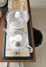益茶福全自動(dòng)上水電熱水壺底部上水嵌入式茶臺(tái)功夫茶燒水壺飲水燒水一體機(jī)抽水玻璃煮茶壺保溫泡茶壺 SQ-008金色玻璃套裝 1L 曬單實(shí)拍圖