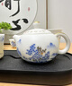 茶具泡茶器全套冰種玉瓷功夫茶具套裝2025新款家用輕奢高檔禮盒裝 【禮盒裝】11頭冰種玉瓷藍(lán)彩茶壺套裝 曬單實(shí)拍圖