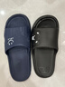 涼拖鞋男士夏季新款室內(nèi)家居防滑浴室洗澡踩屎感厚底情侶一字拖鞋 黑色 42-43 曬單實(shí)拍圖