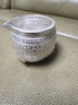 講茗堂999鎏純銀功夫茶具套裝送禮物品高檔端領(lǐng)導(dǎo)長輩退休實(shí)用喬遷退休 百福銀套裝-次日達(dá) 10頭 曬單實(shí)拍圖