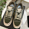 卡賓復古鞋子男款春季輕奢潮流板鞋男士運動(dòng)休閑鞋小眾設計韓版潮鞋 米綠 41 曬單實(shí)拍圖