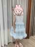 迪士尼女童愛莎公主連衣裙子新品連衣裙子女童夏裝夏季2025新款兒童衣服 曬單實(shí)拍圖