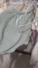 babylove嬰兒短褲夏季薄款純棉紗布透氣男女寶寶大pp褲可愛百搭兒童褲子 天青綠 90 曬單實(shí)拍圖