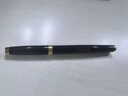英雄簽字筆商務(wù)男士高檔寶珠筆禮盒套裝加粗重手感金屬中性簽名筆男女生成人禮物生日禮品刻字logo定制 曜石黑【一筆三芯筆袋套裝】 曬單實(shí)拍圖