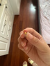 六福珠寶七夕禮物 足金小圓珠黃金耳釘小豆豆耳飾計價 約0.91克-小版 曬單實拍圖