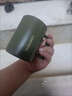 創(chuàng  )京鑫選德國品質(zhì)漱口杯洗漱杯情侶刷牙杯套裝家用漱口杯單層加厚 墨綠色785 重88g 曬單實(shí)拍圖
