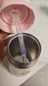膳魔師（THERMOS）兒童吸管保溫杯巧虎帶杯套把手316L不銹鋼超輕學(xué)生杯幼兒上學(xué)TCKC 曬單實(shí)拍圖