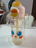皇寵大眼萌兒童水杯夏季上學(xué)喝水壺ppsu直飲吸管杯星海航行450ml+背帶 曬單實(shí)拍圖