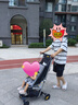 KinderKraft KK口袋推車可坐可躺遛娃神器嬰兒禮物輕便折疊高景觀溜娃車灰 曬單實拍圖