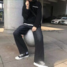 美式復(fù)古高街松緊腰牛仔褲男春夏季新款寬松水洗闊腿直筒長褲子男 炫褲-8801深藍色 升級版高質(zhì)量款 2XL （建議135-150斤以內(nèi)） 曬單實拍圖