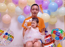 班喜迪女童夏季連衣裙2025新款洋氣兒童吊帶裙夏裝女寶寶公主裙周歲禮服 粉色 80 曬單實(shí)拍圖