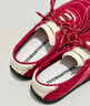TOOMANYSHOES【吳昕同款】融化焦糖 復(fù)古賽車鞋阿甘鞋跑鞋運動休閑德訓(xùn)鞋女鞋 紅色 39 曬單實拍圖
