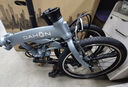 大行（DAHON）P10折疊自行車20英寸10速鋁合金成人通勤V剎 PAA003 消光灰藍(lán) 曬單實(shí)拍圖